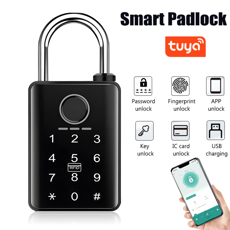 Smart Home Door Lock - Tuya قفل الباب الذكي قفل بصمة