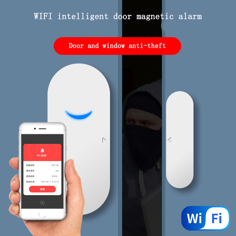 Wireless Door Sensor - نافذة المرآب مستشعر لاسلكي عن بعد