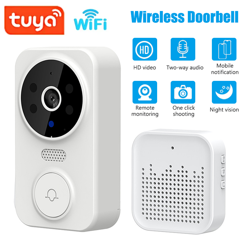 Smart Home Video - واي فاي الذكية جرس باب يتضمن