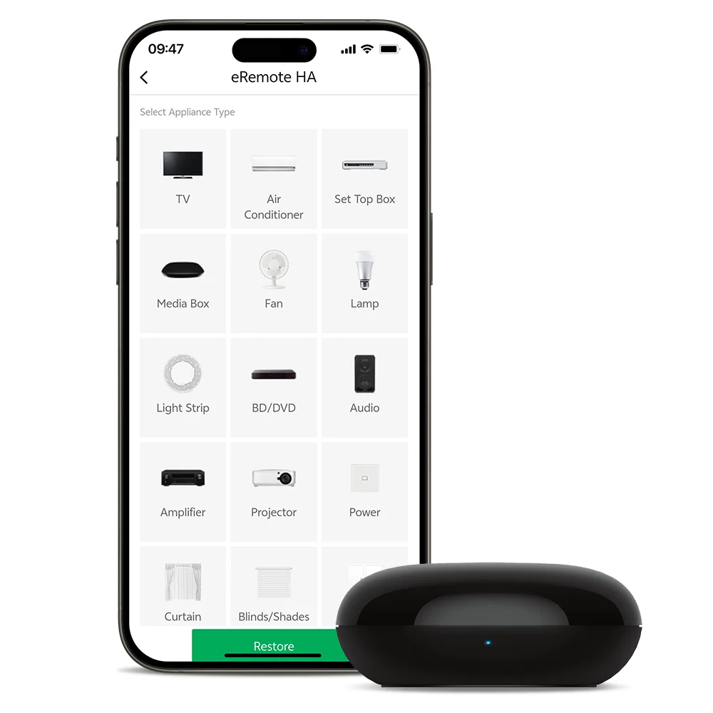 Universal Remote Smart Home - جهاز LinknLink eRemote IR Blaster للتحكم