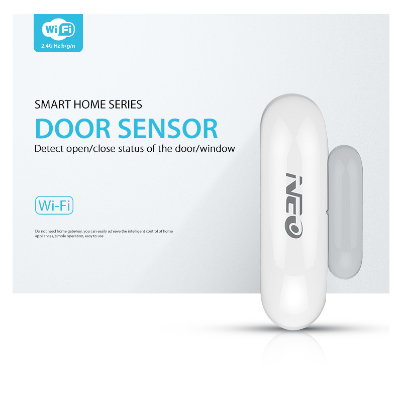 Wireless Door Sensor - جهاز استشعار ذكي للأبواب والنوافذ يعمل
