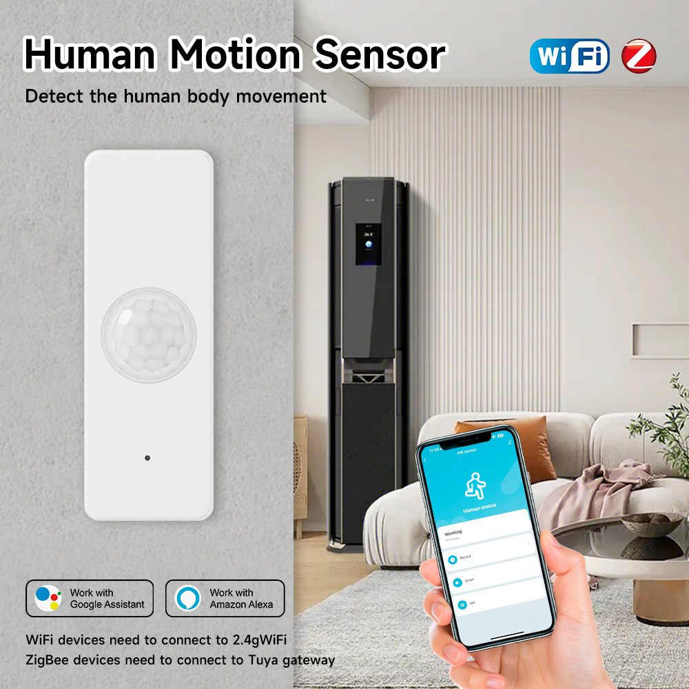 Smart Home Wiser - Tuya WiFi Zigbee PIR محس حركة