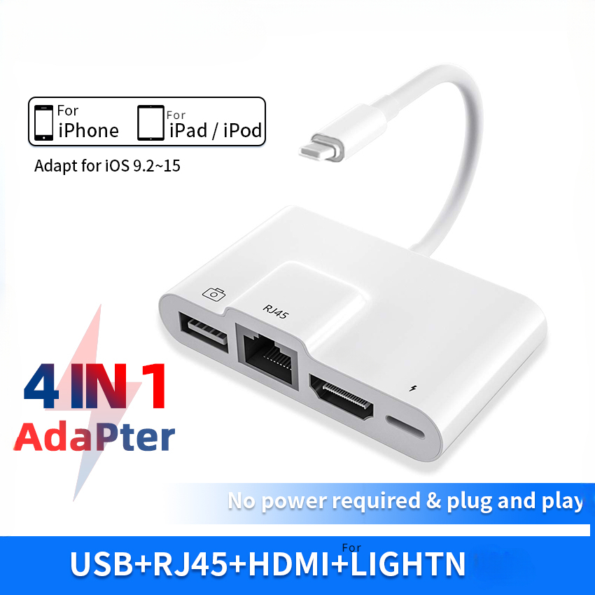 Smart Home Hub 2 - من أجل البرق إلى RJ45 إيثرنت