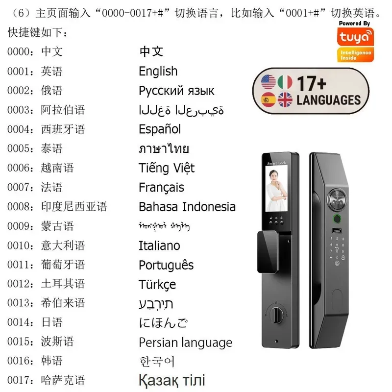 قفل ذكي متعدد اللغات للمنزل، ي - مراجعة Smart Home Door Lock وسعره