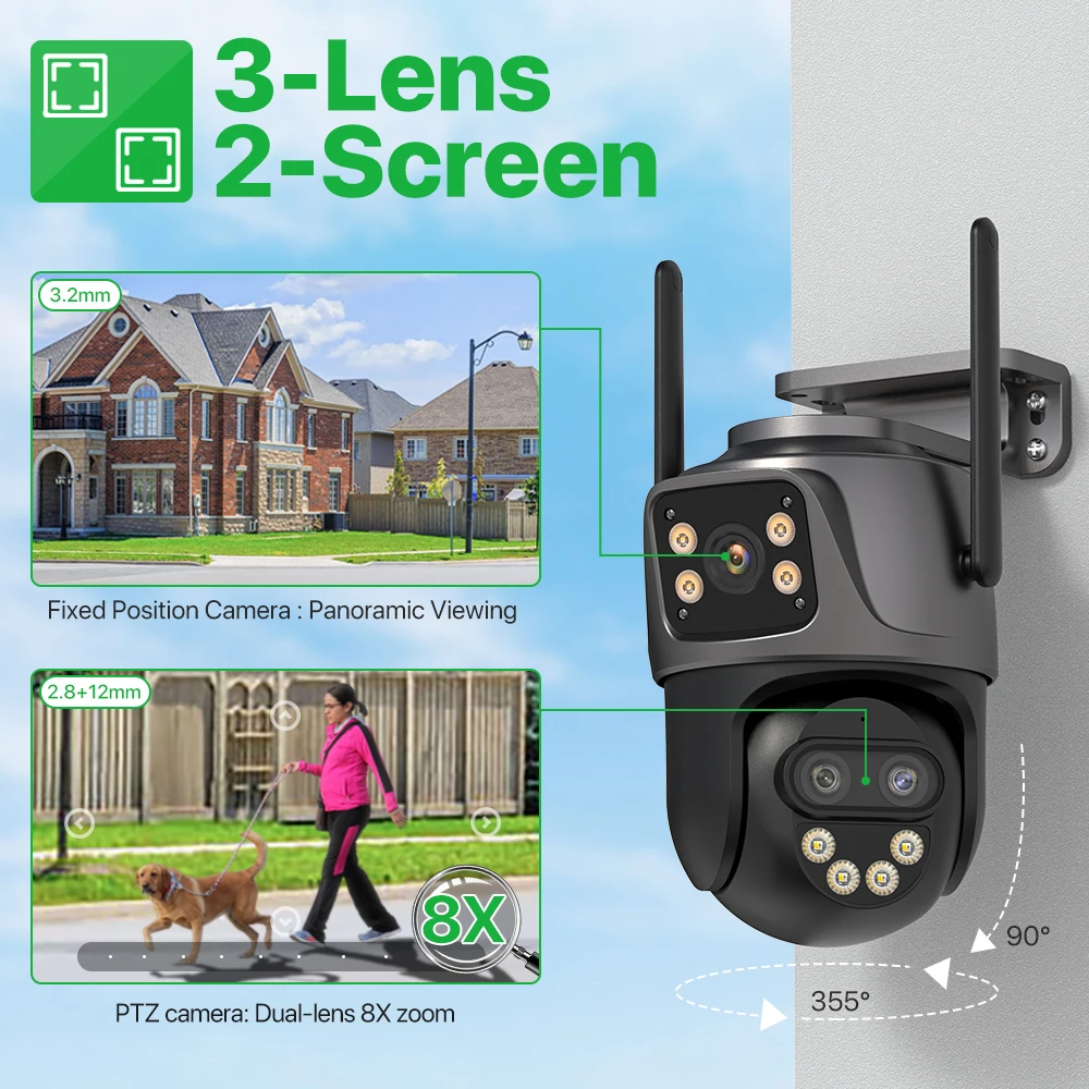 كاميرا WONSDAR IP خارجية بثلاث - مراجعة Smart Home Camera Ezviz وسعره