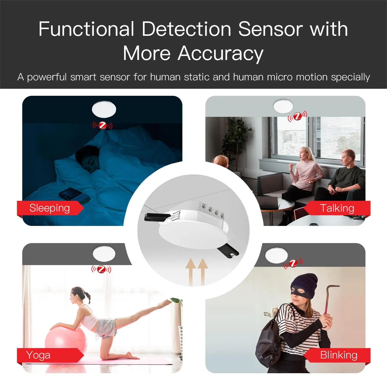 كاشف وجود الإنسان Tuya ZigBee  - مراجعة Smart Home Wiser وسعره