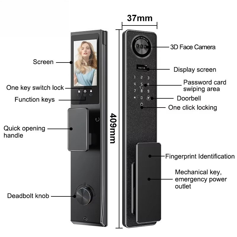 قفل باب ذكي من تويا يعمل بتقني - مراجعة Smart Home Door Lock وسعره