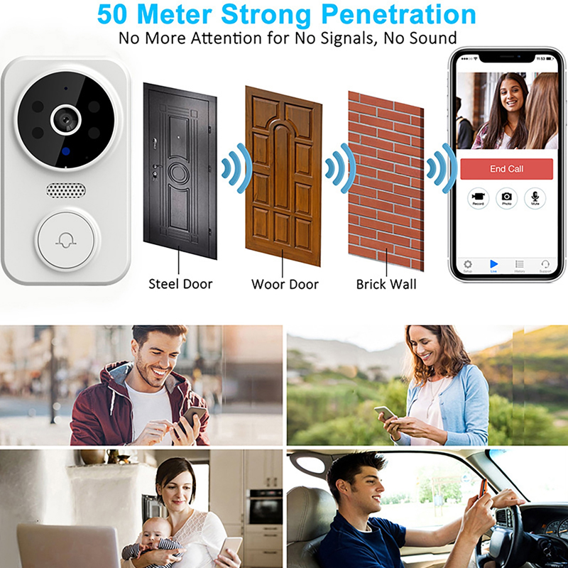 واي فاي الذكية جرس باب يتضمن ش - مراجعة Smart Home Video وسعره