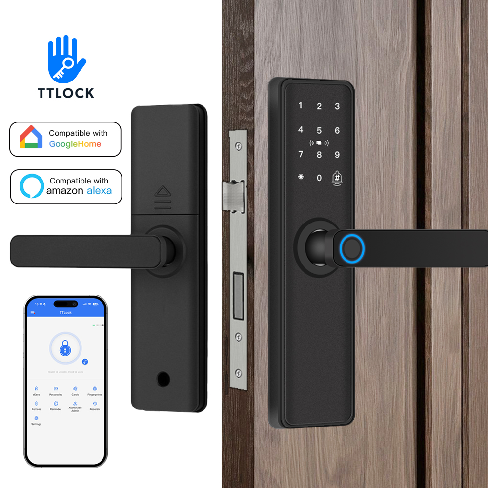 قفل باب ذكي متوافق مع البلوتوث - مراجعة Smart Home Door Lock وسعره