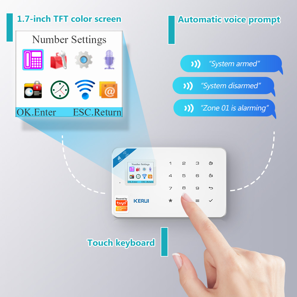 KERUI W181 نظام إنذار الأمن ال - مراجعة Smart Home Video وسعره