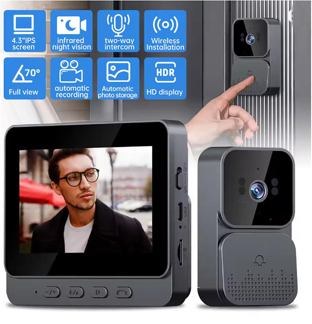    كاميرا جرس الباب 4G، كامير - مراجعة Smart Home Video وسعره