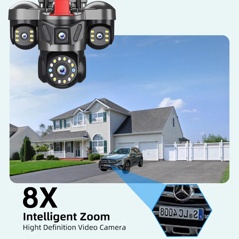 كاميرا KERUI 12K 24MP خارجية ت - مراجعة Smart Home Camera Ezviz وسعره