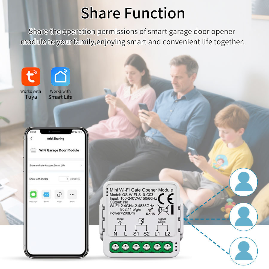 وحدة تحكم ذكية لفتح باب المرآب - مراجعة Wireless Door Sensor وسعره