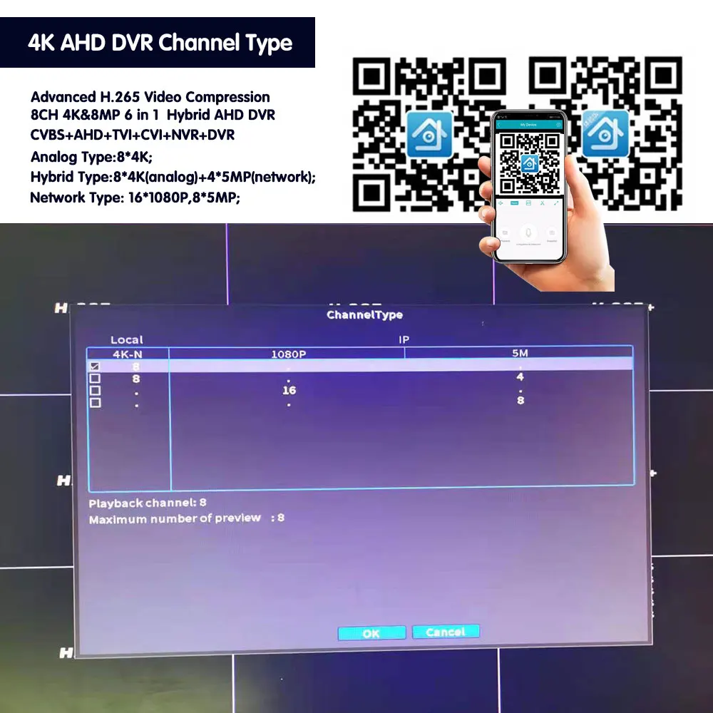 Xmeye 4K 8MP الأمن CCTV DVR ال - مراجعة Smart Home Microsoft وسعره