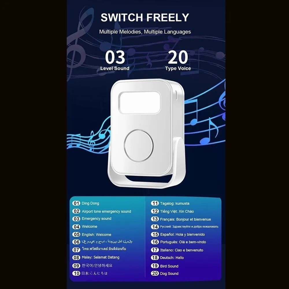 جرس باب ذكي يعمل بالأشعة تحت ا - مراجعة Wireless Door Sensor وسعره