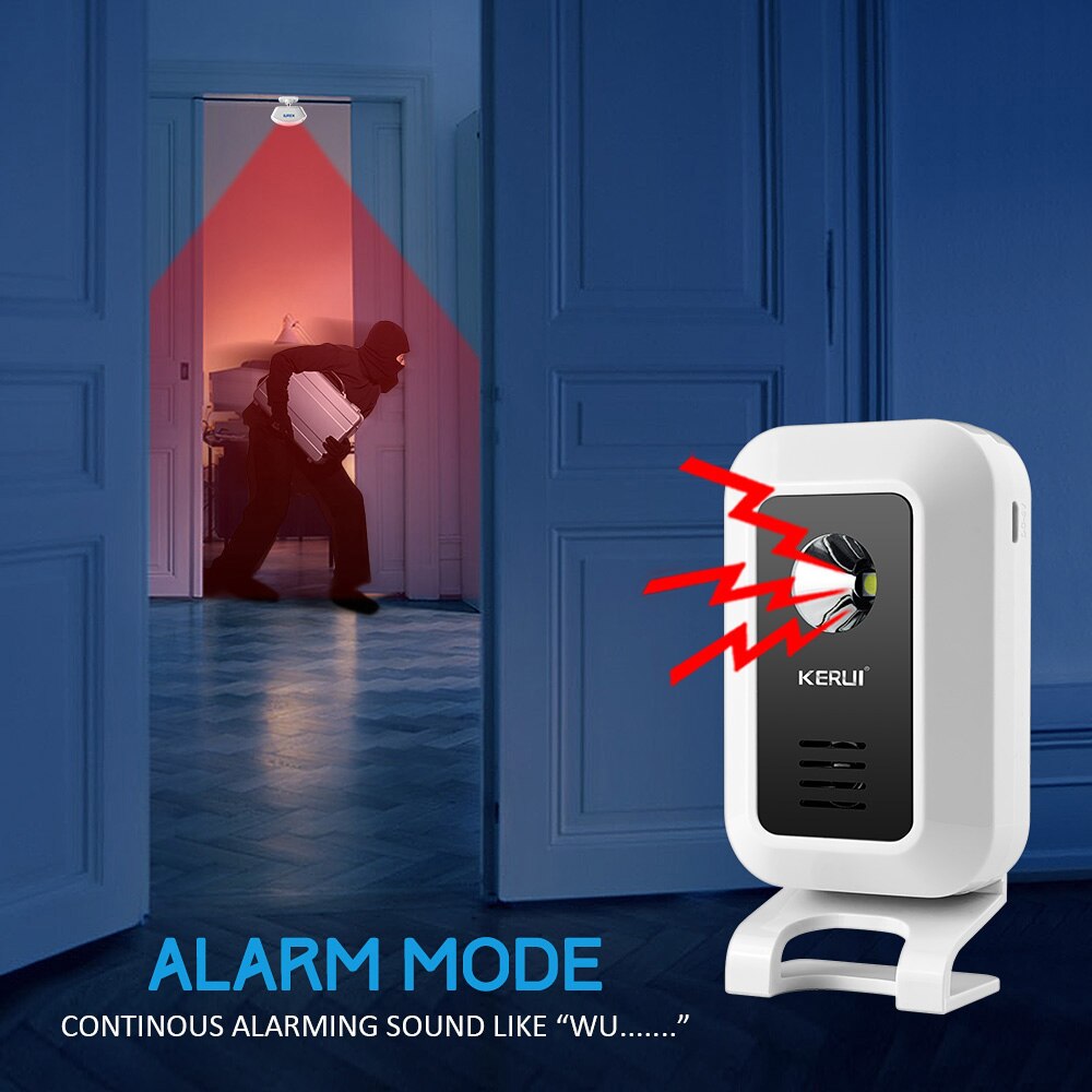 KERUI M7 مرحب بمنبه أمان 32 أغ - مراجعة Wireless Door Sensor وسعره