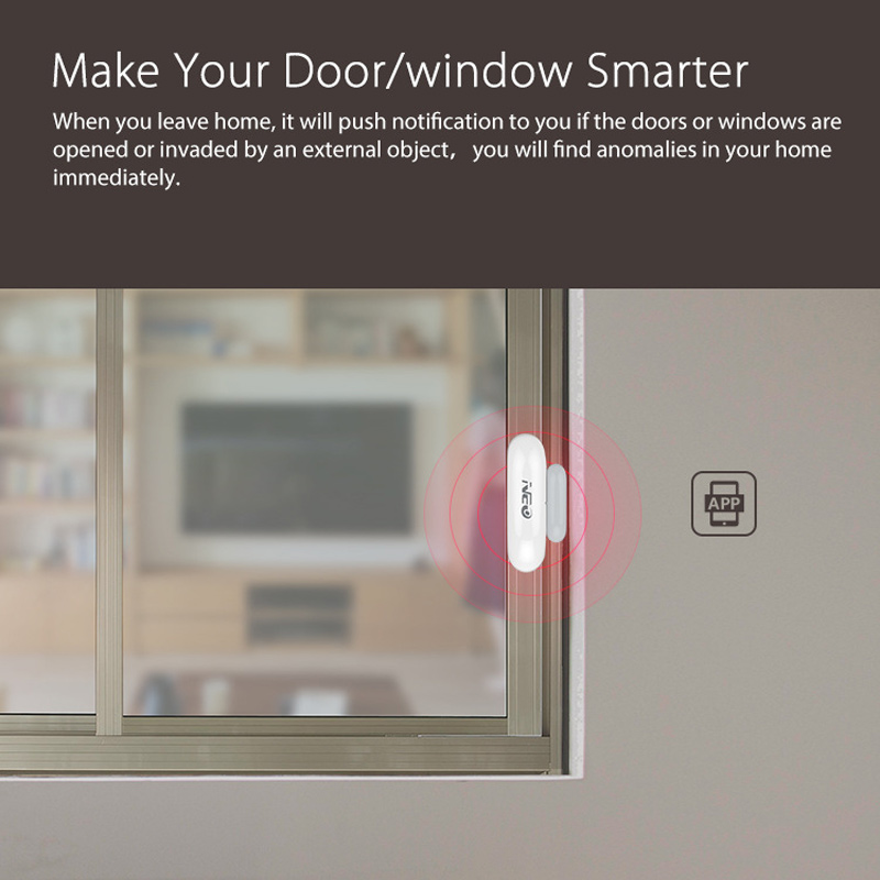 جهاز استشعار ذكي للأبواب والنو - مراجعة Wireless Door Sensor وسعره