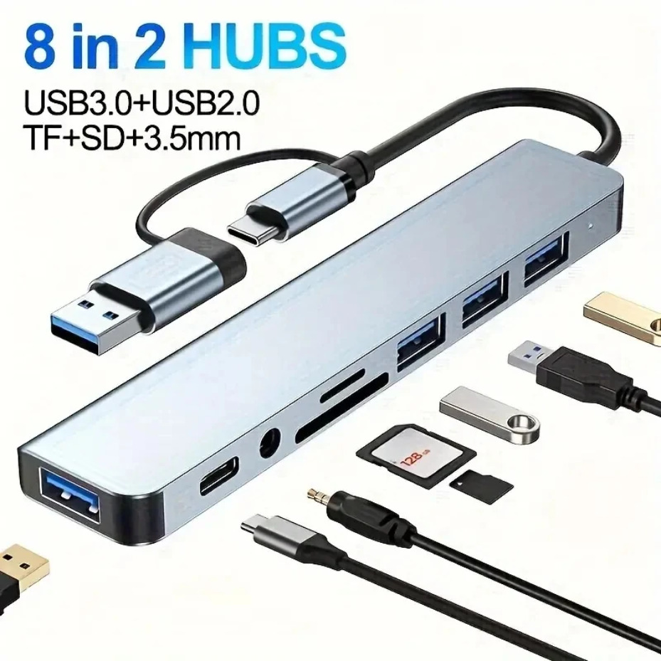 محطة توصيل 8 في 1/2 من نوع C م - مراجعة Smart Home Hub 2 وسعره