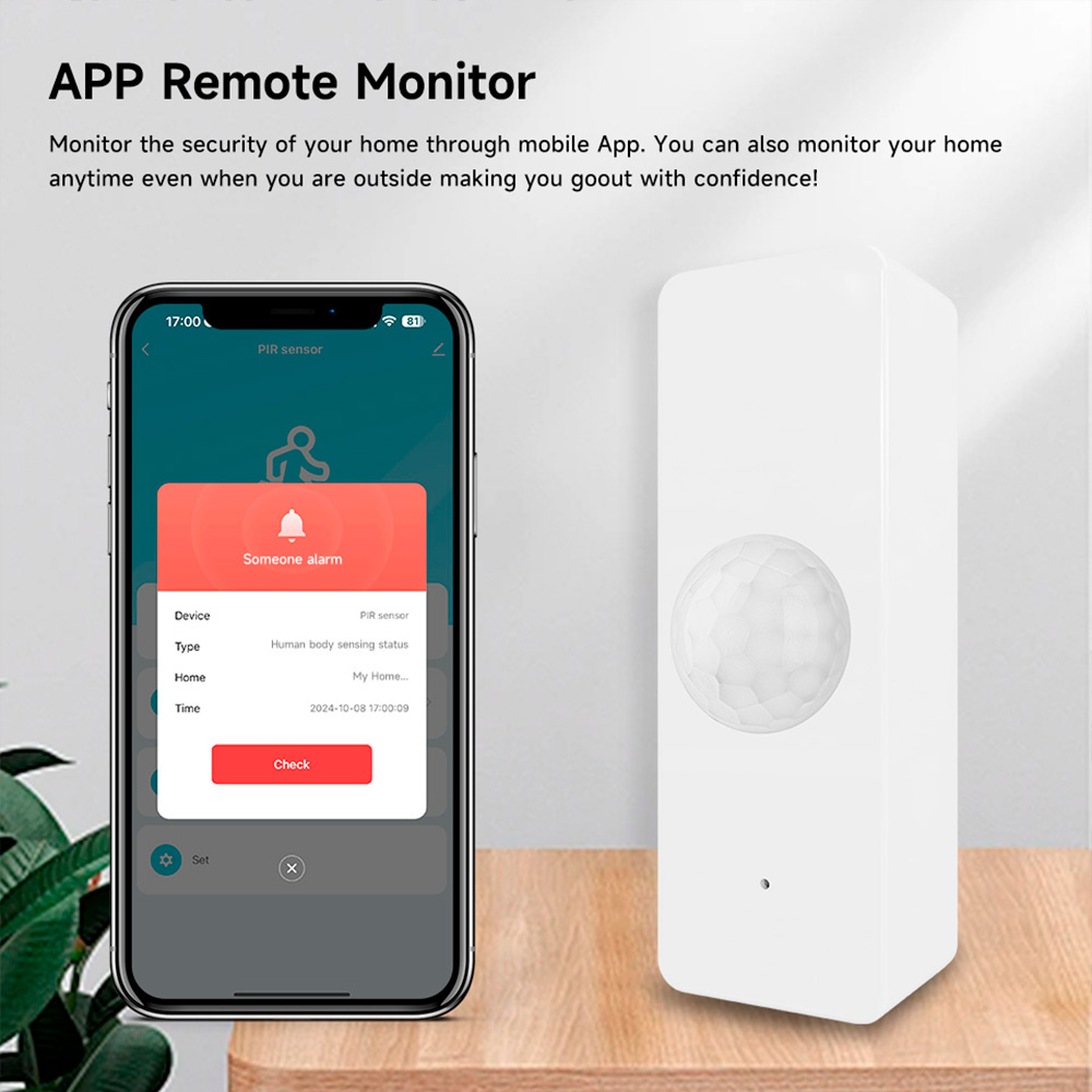 Tuya WiFi Zigbee PIR محس حركة  - مراجعة Smart Home Wiser وسعره